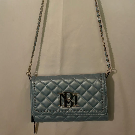 Badgley Mischka: Blue Leather