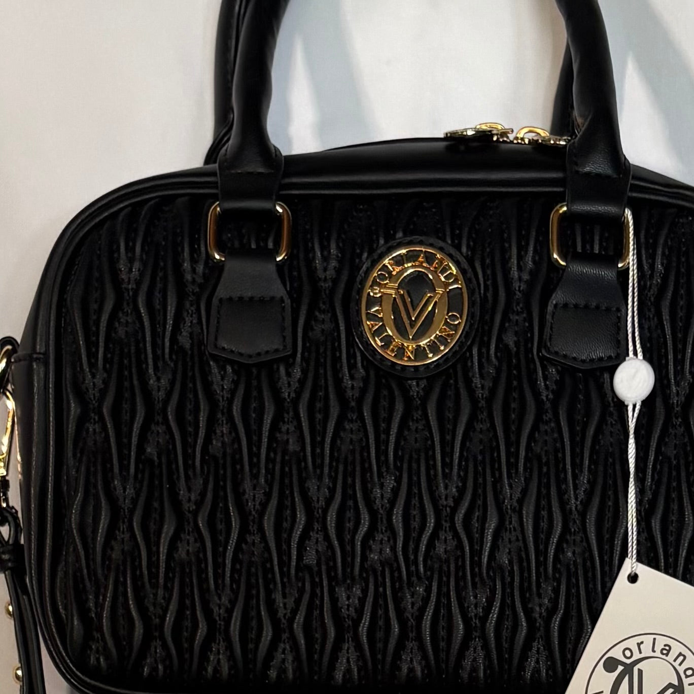 Valentino Orlandi: Signature Black Crossbody