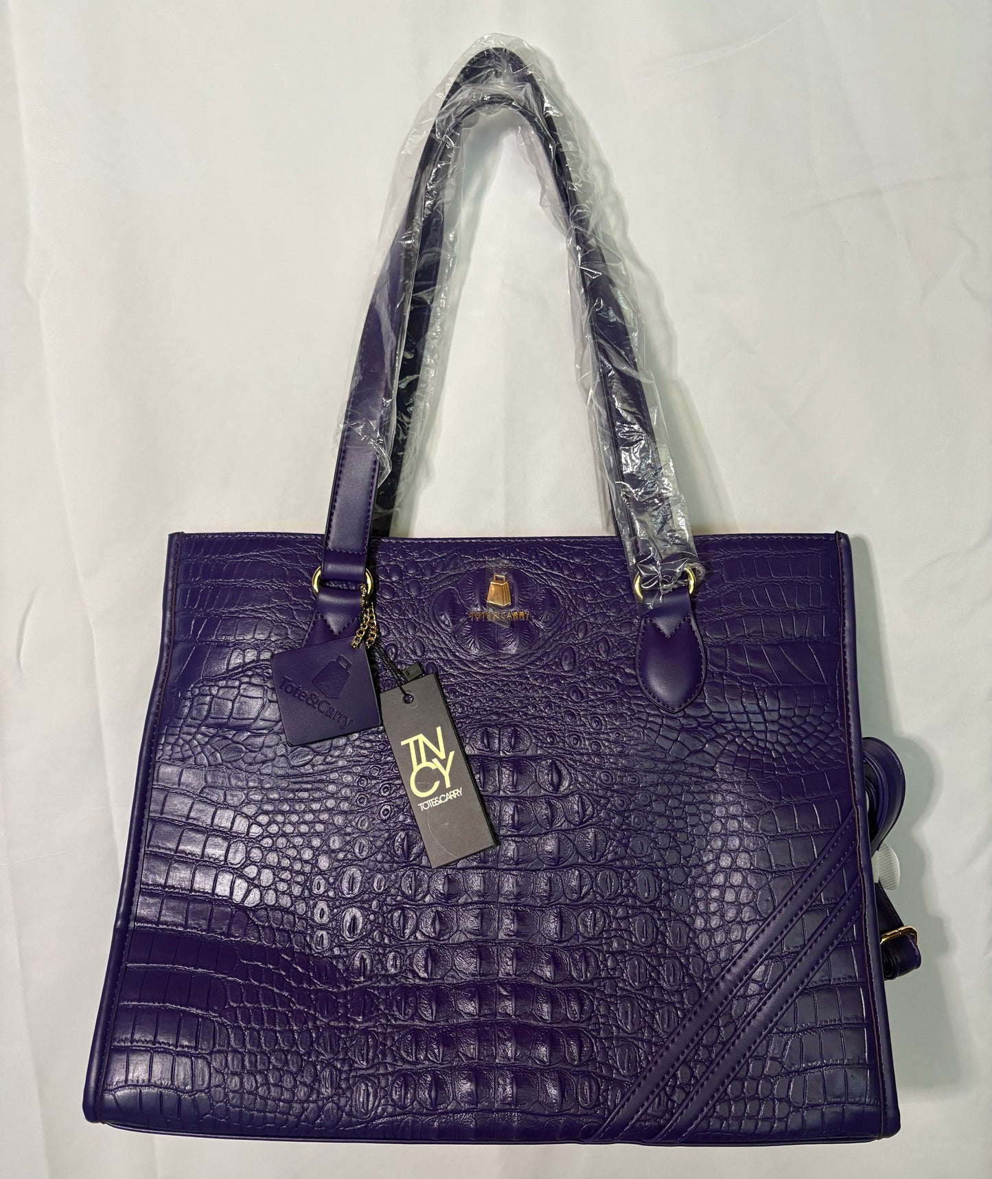 Luxe Croc Tote