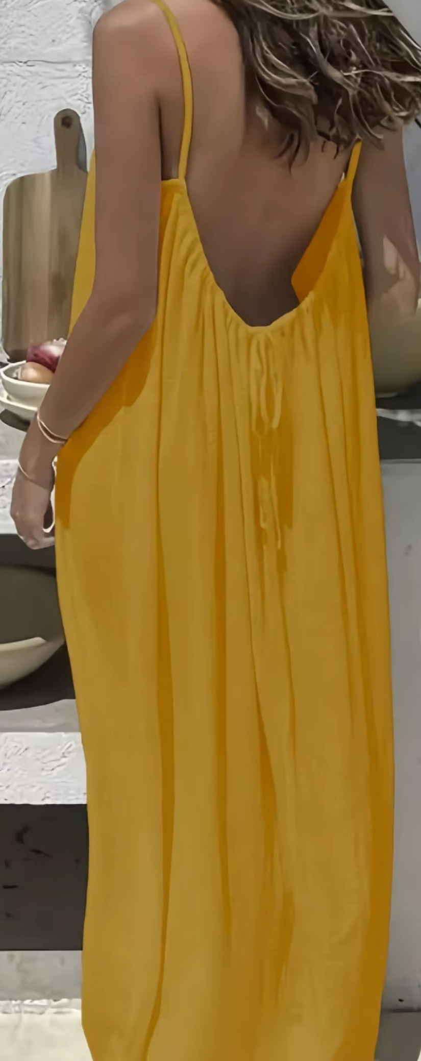 Summer Escape Backless Maxi Dress
