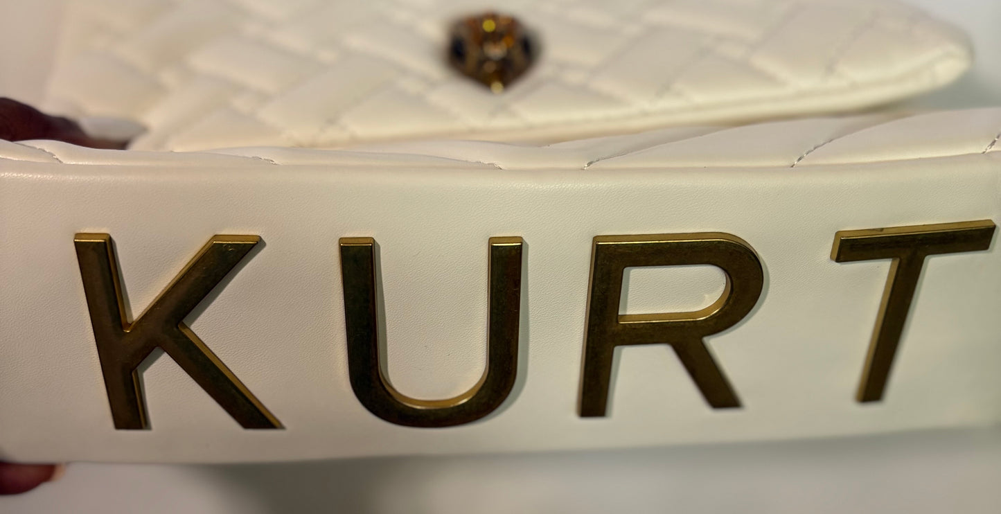 Kurt Geiger Inspired: White Kensington